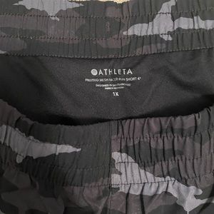 Athleta mesh run shorts